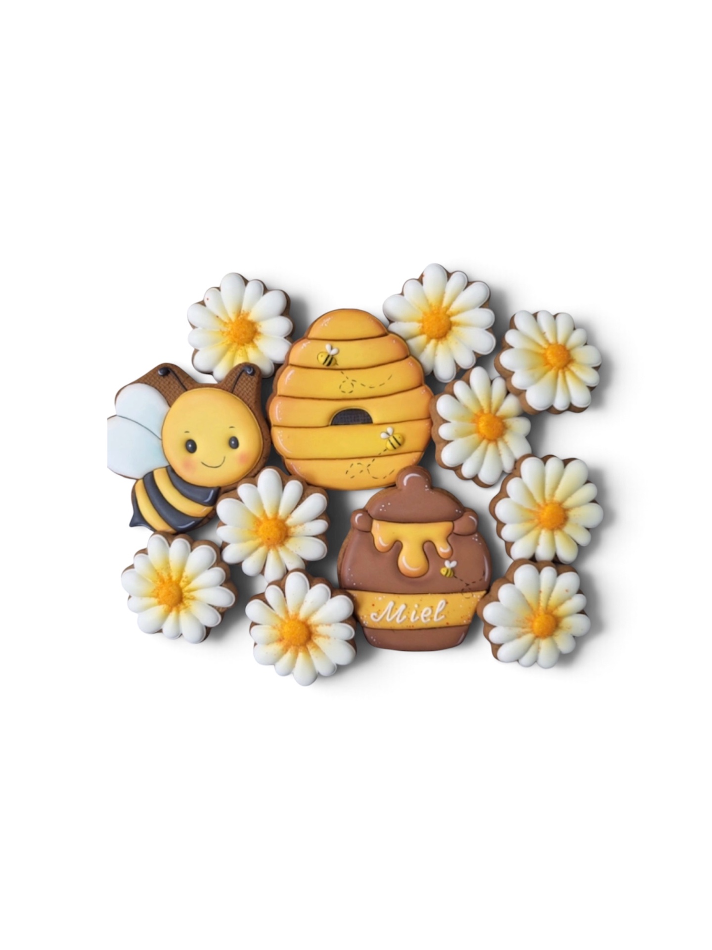 Free honey bee cookie set included with the playset