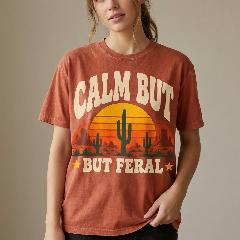 Calm But Feral T Shirt