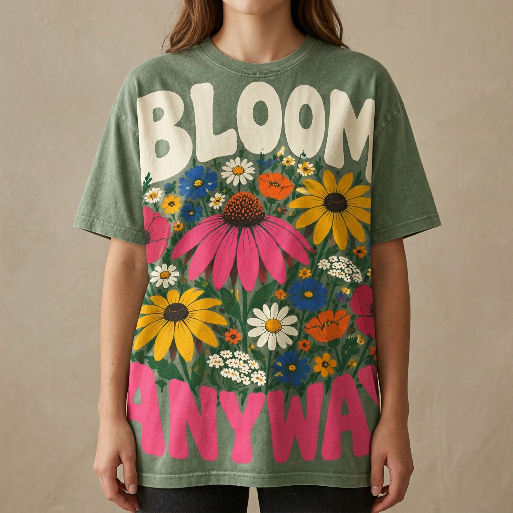 Bloom Anyway T Shirt